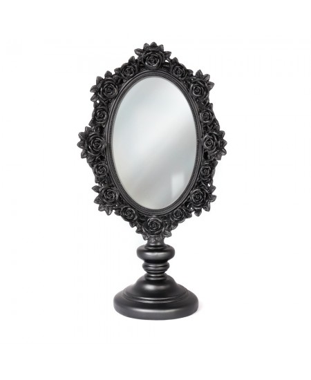 Black Rose Dressing Table Mirror