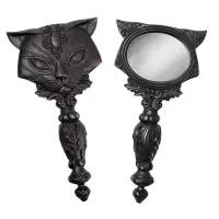 Sacred Black Cat Mirror