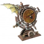 The Stormgrave Chronometer Steampunk Pedestal Clock