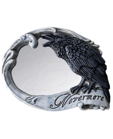 Nevermore Skull Raven Compact Makeup Mirror