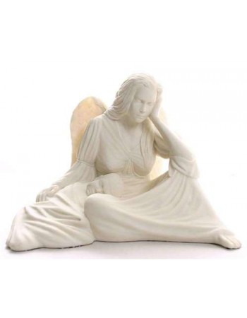 Seated Angel with Baby Statue