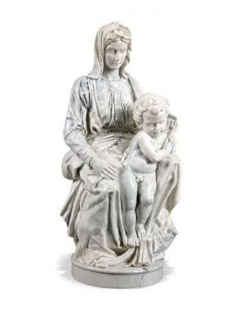 Madonna of Bruges by Michelangelo Museum Replica Statue