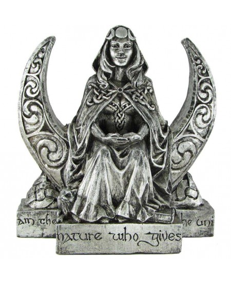 Moon Goddess Pagan Altar Statue