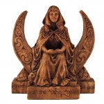 Moon Goddess Pagan Altar Statue