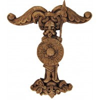 Irminsul Wood Finish Norse Plaque