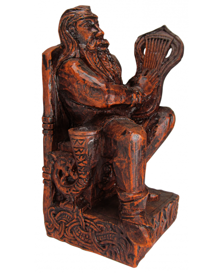 Bragi Norse God of Poetry Statue