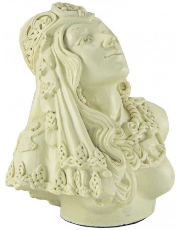 Rhiannon Celtic Goddess Bone Finish Statue