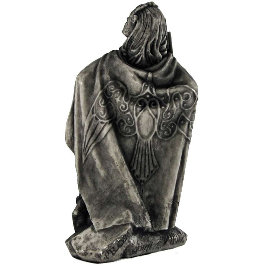 Small Goddess Morrigan Statue Stone Finish