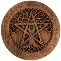 Tree Pentacle Large Plaque