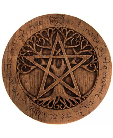 Tree Pentacle Large Plaque