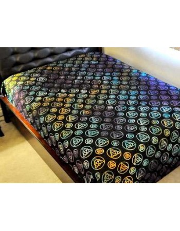 Triquetra Night Multicolor Bedspread