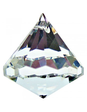 Crystal Prism Faceted Diamond