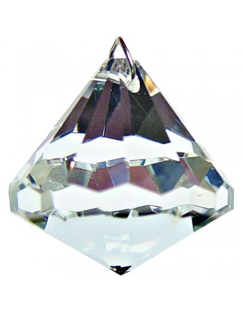 Crystal Prism Faceted Diamond