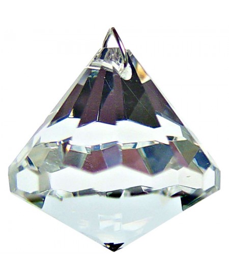 Crystal Prism Faceted Diamond