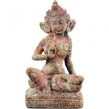 Rainbow Tara Chakra Statue in Volcanic Stone