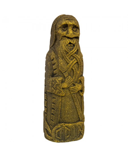 Odin Norse God Hand Carved Stone Statue