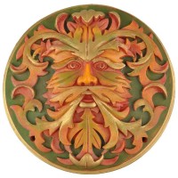 Green Man Autumn Plaque