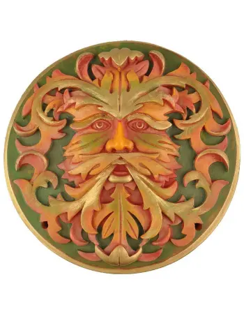 Green Man Autumn Plaque