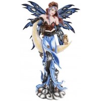 Crescent Moon Fairy Statue