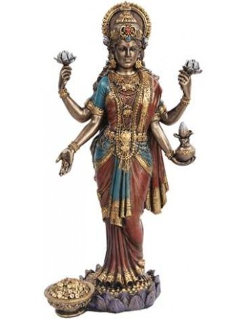 Lakshmi, HIndu Goddess of Wealth Statue