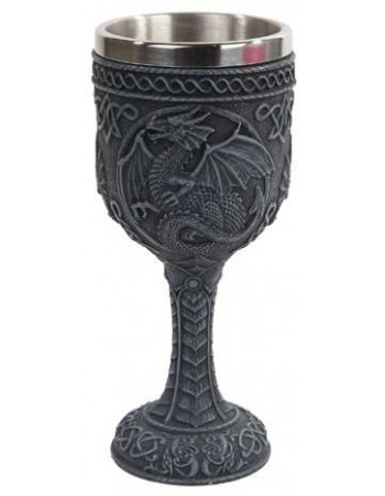 Rampant Dragon Wine Goblet