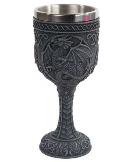 Rampant Dragon Wine Goblet