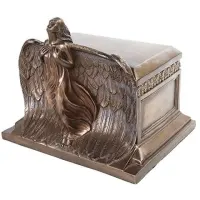 Rising Angel Bronze Memorial Urn