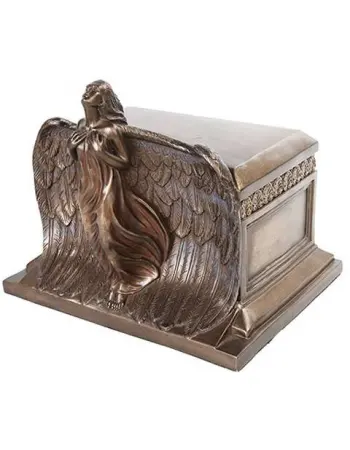 Rising Angel Bronze Memorial Urn