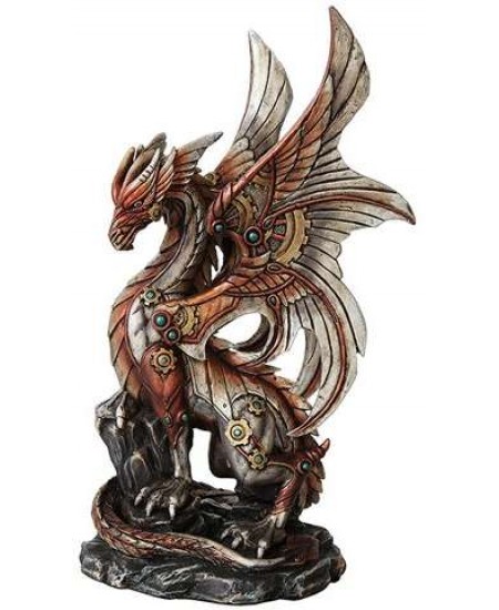 Steampunk Dragon Statue