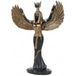 Winged Isis Egyptian Goddess Statue - 12 Inches