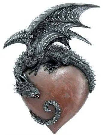 Dragon Heart Gothic Wall Hanging