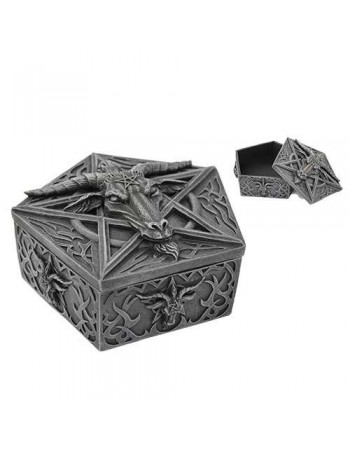 Baphomet Horned God Goat Trinket Box