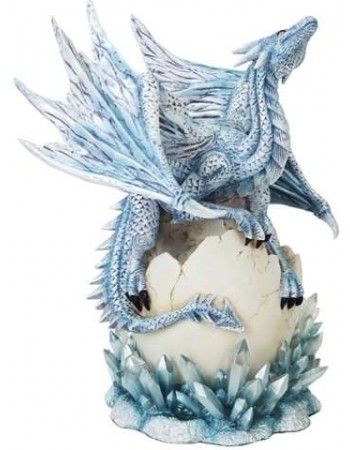 Dragon Hatchling on Crystal Statue