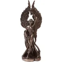 Morrigan Bronze Resin 12 1/4 Inch Statue
