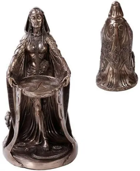 Danu Bronze Celtic Mother Goddess Statue