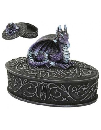 Purple Dragon Trinket Box