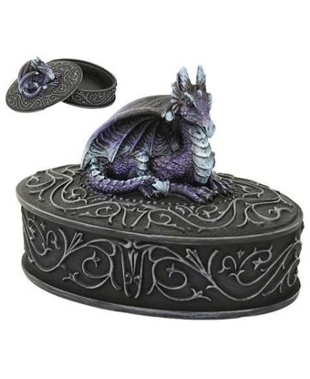 Purple Dragon Trinket Box