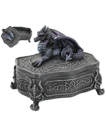 Purple Dragon Gothic Trinket Box