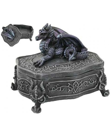 Purple Dragon Gothic Trinket Box