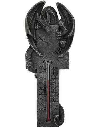 Dragon Gothic Wall Thermometer