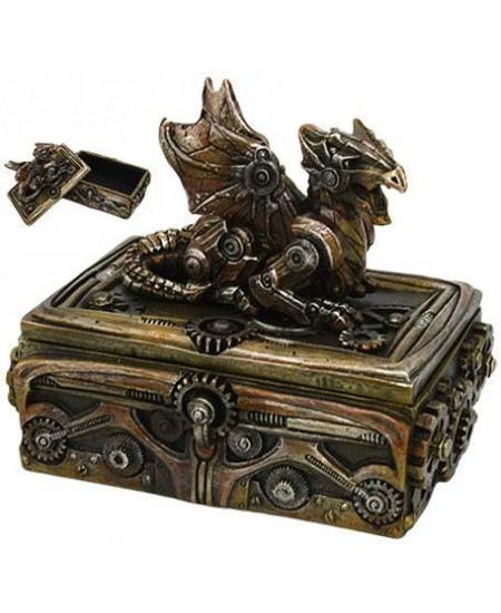 Steampunk Dragon Trinket Box