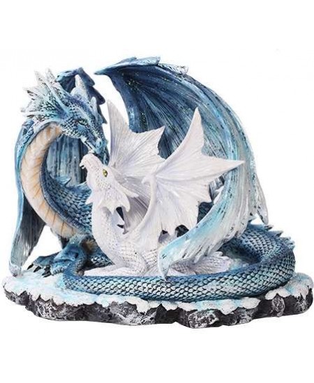 Mother and Baby Dragon Statue