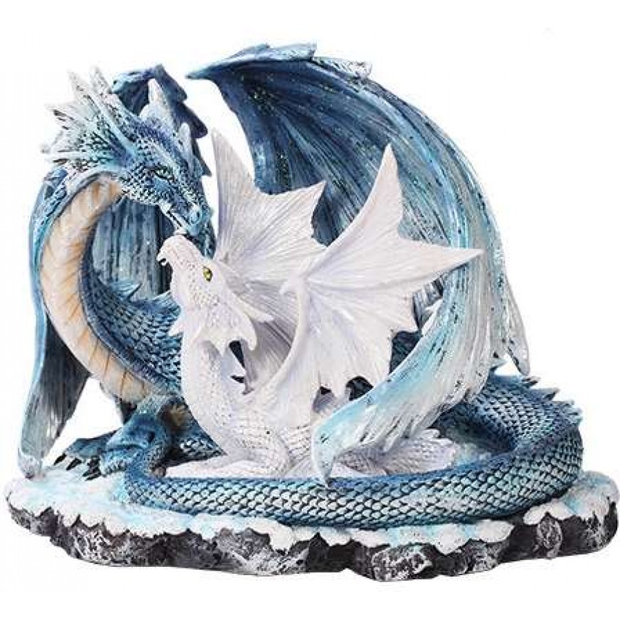 Mother And Baby Dragon Statue Fantasy Art Statue