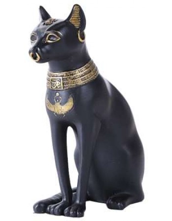 Bastet Small Egyptian Cat Statue