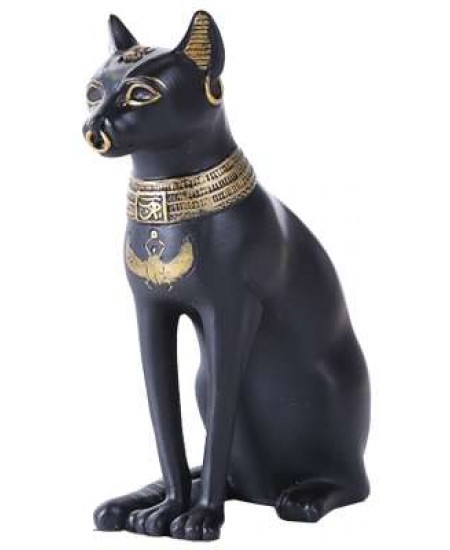 Bastet Small Egyptian Cat Statue