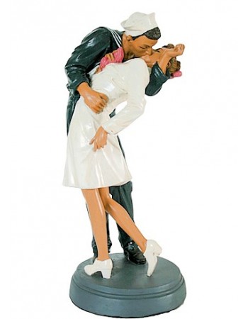 Sailor Kissing Nurse Iconic Image Color Statue