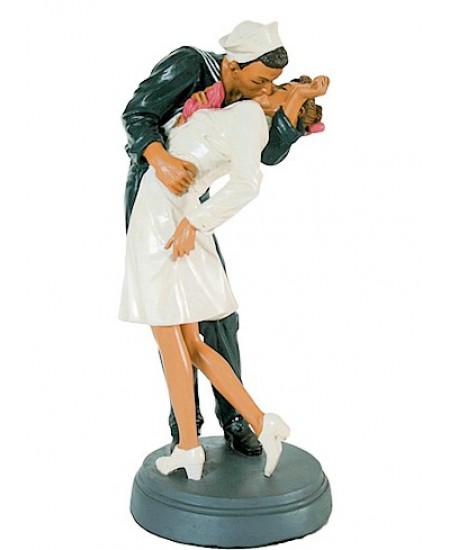Sailor Kissing Nurse Iconic Image Color Statue