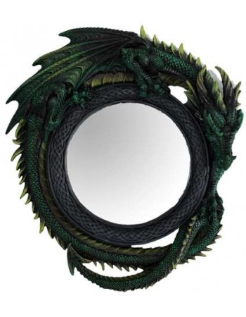 Green Dragon Wall Mirror