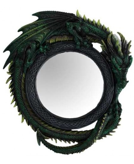 Green Dragon Wall Mirror