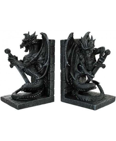 Dragon Heraldic Bookends